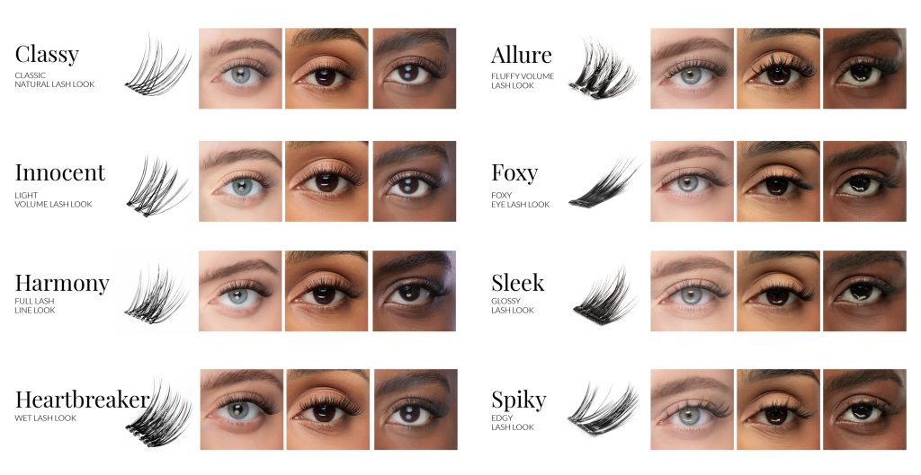 glued eyelashes nanolash